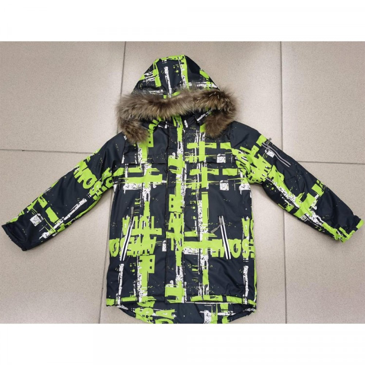 Куртка зимняя для мальчика (ZI TONG) арт.sdh-KF8517-3 цвет черный