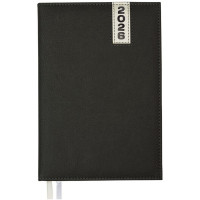 Ежедневник А5 2026 к/з deVENTE "Vertical" черный, 168л, 2 ляссе арт.2232603