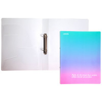 Папка на 2-х кольцах А4 30мм D-30мм пл. 0,65мм Degrade deVENTE с внут.карманом арт.3081307 (Ст.24)