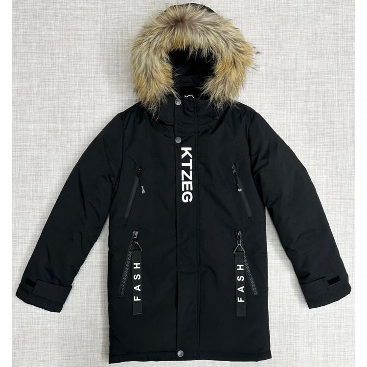 Куртка зимняя для мальчика (MULTIBREND) арт.yb-YY88236-4 цвет черный