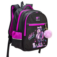 Ранец для девочек школьный (Stavia) Аниме мультиколор 35,5х27х7,5 см арт.8133