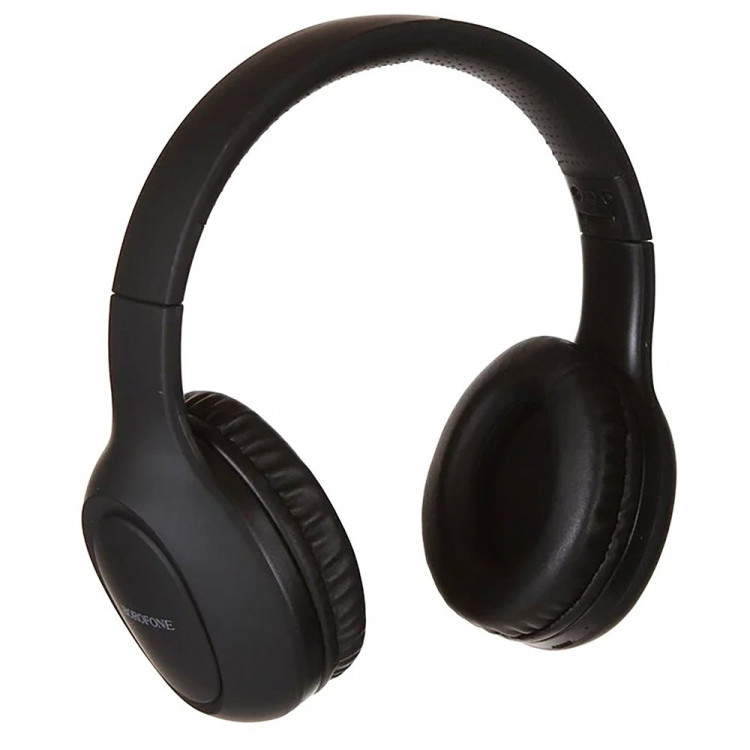 Наушники мониторные беспроводные BOROFONE BO19 Musiquel wireless headset цв.черный