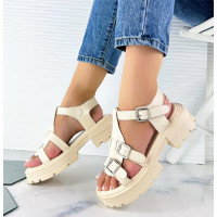 Босоножки для девочки (Nalisha) бежевый верх-искусственная кожа подкладка-искусственная кожа размерный ряд 36-41 арт.apb-606-3