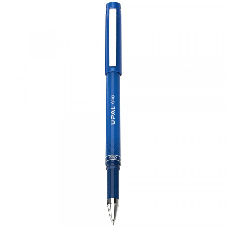 Ручка гелевая  прозрачный корпус Deli Upal  0,5мм, синий  арт.EG11-BL (Ст.12/144)