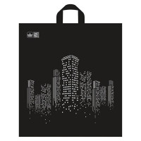 Пакет ПВД с ручкой петля "Биг Сити" 40*44+6см 43мкм арт.ПТЛ24287