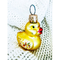 Украшение на ёлку стекло (серия Премиум) 04см "Утенок мини" п/у арт.ФУП-1819/19