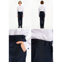 Брюки для мальчика (MULTIBREND) артикул SMK141-G39 размерный ряд цвет темно-синий