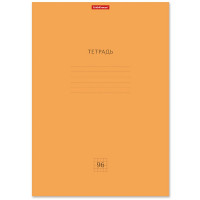 Тетрадь А4 клетка 96 листов скоба (ErichKrause) Классика Neon оранжевая арт.56566