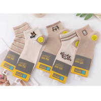 Носки женские арт.6019-1 размер 23-25 хлопок80% полиамид 15% эластан 5% цвет ассорти (GDMGS)