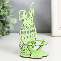 ПАСХА Подставка для яиц "Заяц" 7*7*12см салатовый арт.9525877
