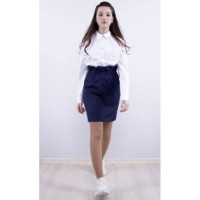 Юбка для девочки (OVAS) арт.4330 размер 38/146-38/152 цвет темно-синий