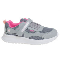 Кроссовки для девочки (Сказка) серый верх-искуственная кожа подкладка-текстиль артикул R003874831GR