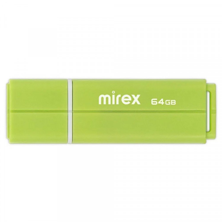 Флеш диск 64GB USB 2.0 Mirex Line зеленый