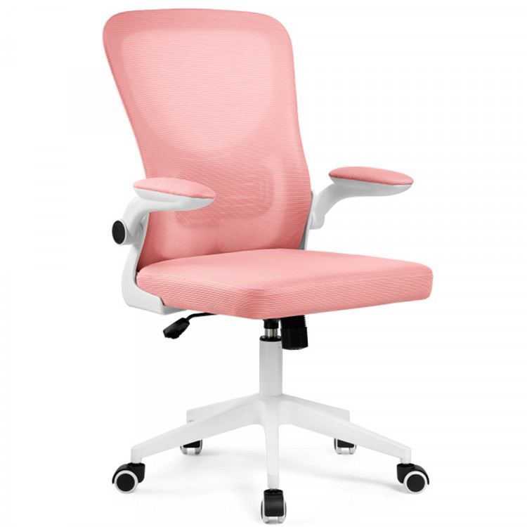 Кресло для оператора пластик сетка Konfi розовый (01)