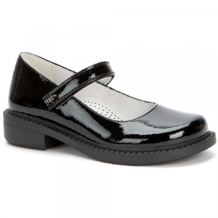 Туфли для девочки (BETSY) черные верх-искусственная кожа лак подкладка-натуральная кожа размерный ряд 30-35 арт.928329/06-01