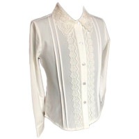 Блузка для девочки (Liberty) длинный рукав цвет кремовый арт.9046 размерный ряд 32/128-40/152