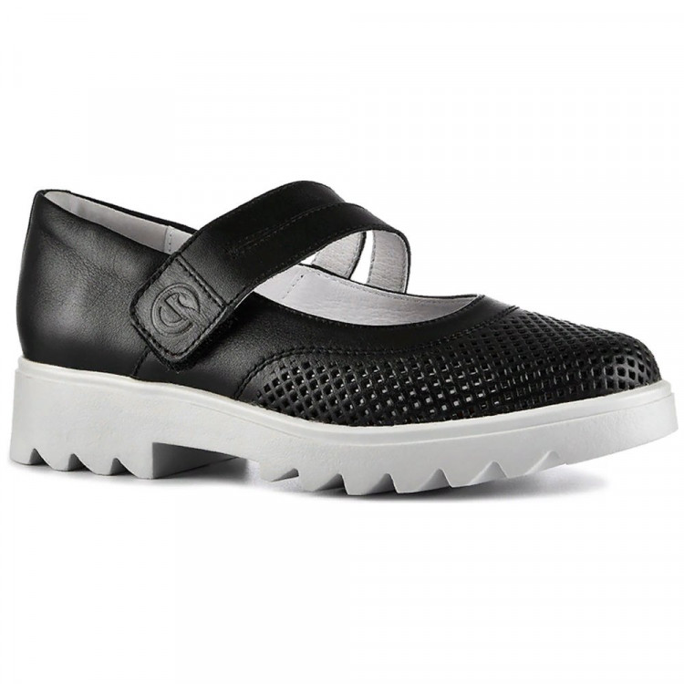 Туфли для девочки (ELEGAMI) черный верх-натуральная кожа подкладка-натуральная кожа артикул 5-525682201