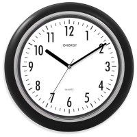 Часы настенные круглые Классика черные