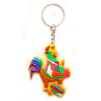 Брелок СИМВОЛ ГОДА "Петушок ученый" 5см арт.42226/48