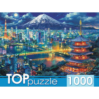 Пазл 1000 элементов TOPpuzzle Ночной Токио (РК) арт.Ф1000-9462