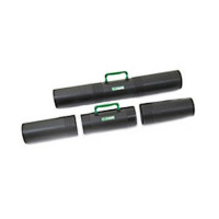 Тубус (футляр для чертежей) с ручкой D=10см, L=65см 3-х секционный черный арт.ПТ41 (СТАММ)