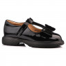 Туфли для девочки (FLAMINGO) черные верх-искусственная кожа лак подкладка-натуральная кожа размерный ряд 29-32 арт.232T-G6-3784