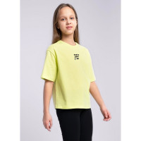 Футболка для девочки арт.CLE 835499г_п размер 34/134-42/158 цвет светло-желтый