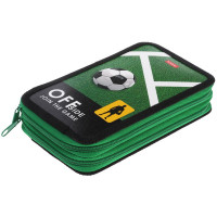 Пенал 2 отделения (Hatber) Пенальти 190х110мм матовая ламинация с таблицей умножения арт.NPn_47113