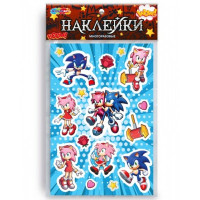 Наклейки А5 (MultiArt) Розовый Соник арт.STICKPINK-122832