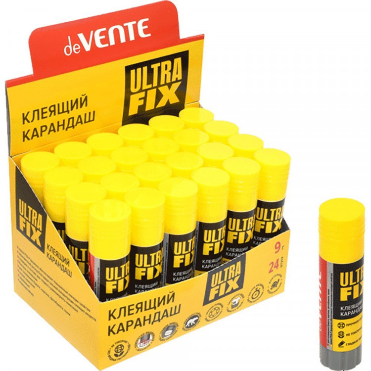 Клей-карандаш 09г deVENTE Ultra Fix, PVA-P основа арт.4042922 (Ст.24)