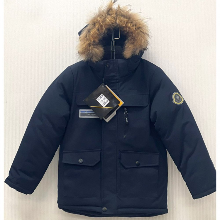 Куртка зимняя для мальчика (AKN) арт.dyl-602-2 цвет синий