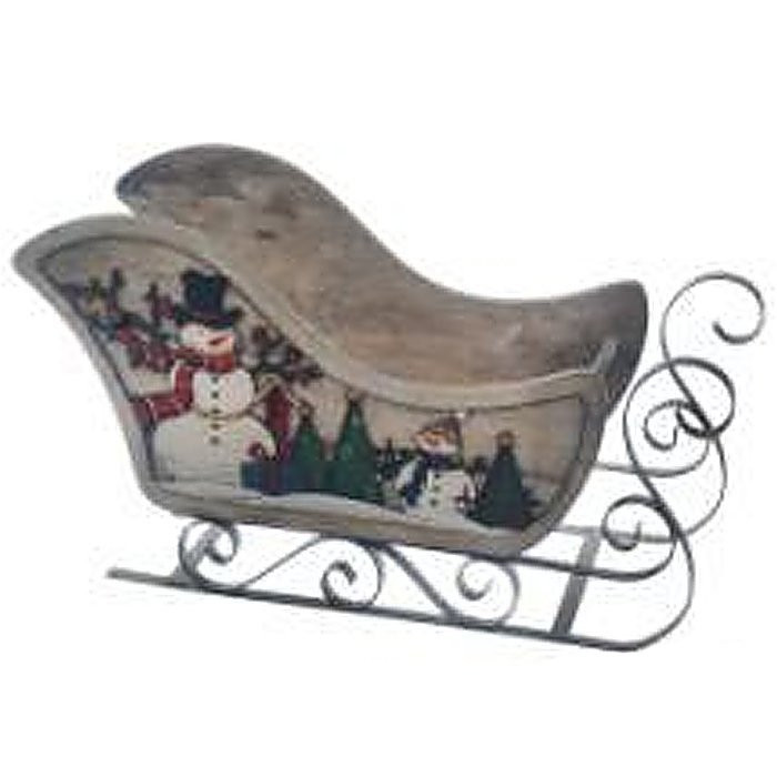 Статуэтка декоративная "Сани" 43,5см арт.718761