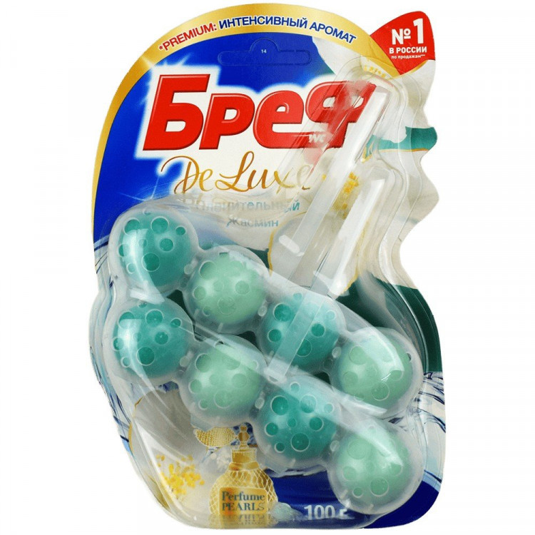 Чистящие средства Bref 50г Сила-Актив Пленительный жасмин гигиенич. блок (Ст.10)