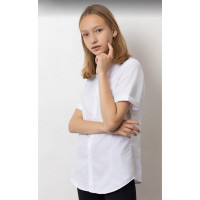 Блузка для девочки (BROSTEM) короткий рукав цвет белый арт.B14-4701ds