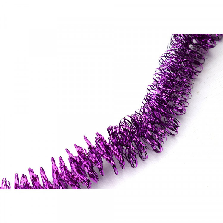 Мишура 3,5*200см "Кольца-1" сиреневый арт.М2103