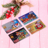 Магнит "Банковская карта Бычок" 8,5см арт.541-346