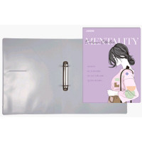 Папка на 2-х кольцах А4 30мм D-25мм пл. 0,65мм Mentality deVENTE с внут.карманом арт.3081215