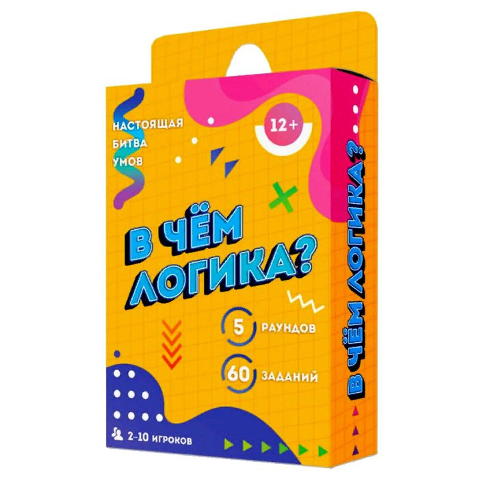 Игра настольная карточная В чем логика? 60 карточек.Геодом арт.4607177458571