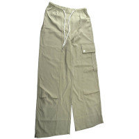 Брюки для девочки артикул Deloras 22174  размер 34/134-44/164 цвет светлый хаки