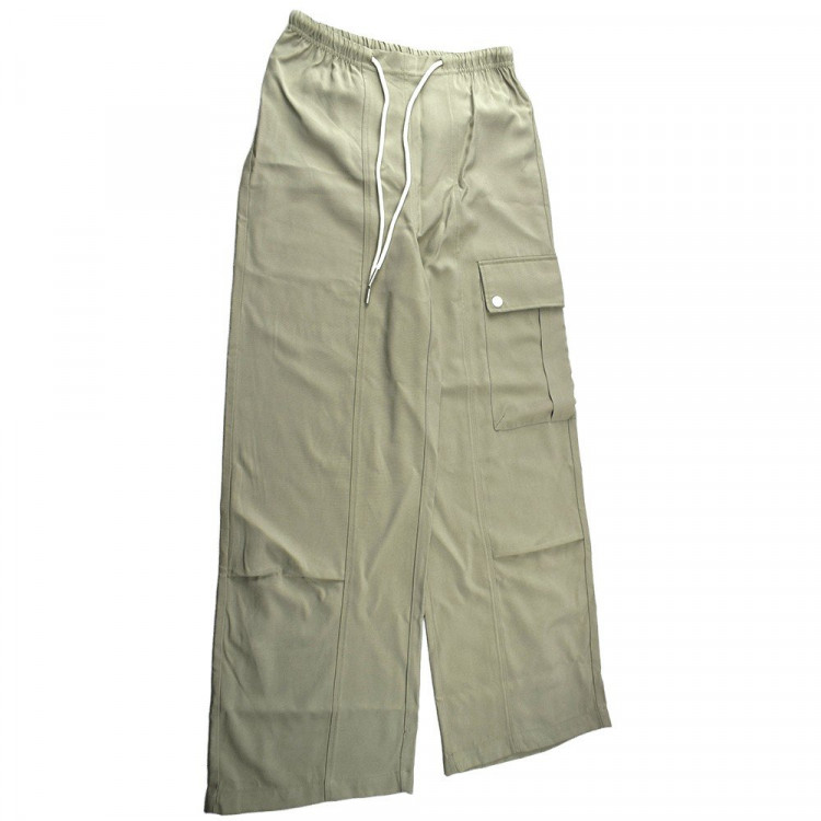 Брюки для девочки артикул Deloras 22174  размер 34/134-44/164 цвет светлый хаки