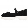 Туфли для девочки (FLAMINGO) черные верх-искусственный нубук подкладка-натуральная кожа размерный ряд 29-32 арт.232T-G6-3780