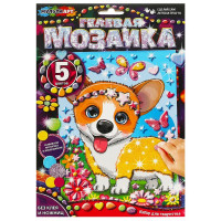 Игра Мозаика гелевая Корги (MultiArt) арт.GEL-CORG