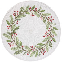 Салфетка сервировочная ПВХ "Зимняя фантазия" 38см арт.898-168