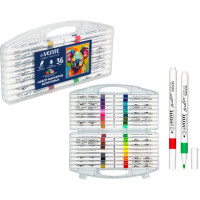 Маркеры для скетчинга акриловые (deVENTE) HOBBY CREATIVE Classic&Pastel 36 цветов пулевидный наконечник пластиковая упаковка арт 5044503