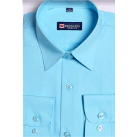 Сорочка детская длинный рукав размерный ряд 29/116-122-36/158-164 цвет бирюза Brostem арт.MO4721d