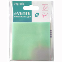 Блок самоклеющийся 76*76 50л пластиковыи, прозрачный искрящийся с дизайном (deVENTE) арт.2011409 (Ст.12)