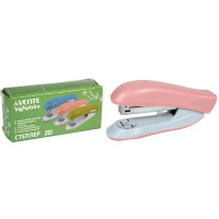 Степлер №24 (20л) пластиковый deVENTE СигНАТУР (sigNATURE) пудрово-розовый арт.4142515