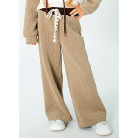 Брюки для девочки (Deloras) артикул 19577 размерный ряд 26/98-32/128 цвет бежевый