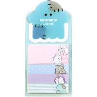 Клейкая бумага для заметок 50x25 мм и 50x12 мм, 4x20 листов (deVENTE) deVENTE. Ghost Meow арт.2010518