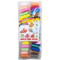 Масса для лепки 36 цветов (deVENTE) 3 стека арт.8042431